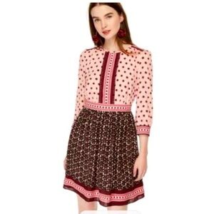 Kate Spade Rambling Roses Floral Tile Mini-Dress ASO Pippa Middleton size 4